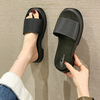 2024 New Summer Slides Slippers Women Fashion Sandals Thick Soles Wedge Heels Beach Slippers