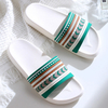 Fashion Black Slippers Women Thick Platform Indoor Slipper Women Soft PVC Anti-slip Home Floor Slides Ladies Summer Shoes