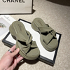 New Fashion Female Beach Summer Thick Platform Slippers Women Wedges Non-slip Soft Sandals Home Slides