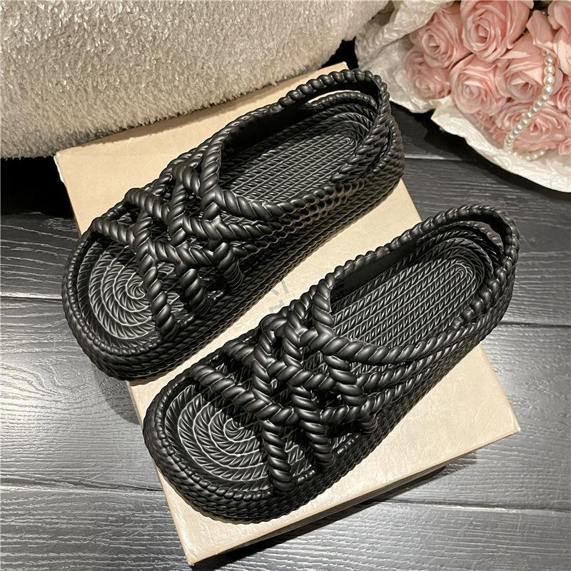 Women Gladiator Flat Heels Sandals Summer Shoes Ankle Strap Platform Casual Sandalias