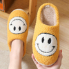 Household Indoor Slippers Fleece Cotton Shoes Winter Short Plush Slippers Couple Ladies Soft-Soled Flat Shoes