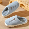 Women Soft Plush Cotton Slippers Fashion Non-Slip Floor Indoor Flop Slips Bedroom Warm Winter Shoes