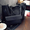 Wholesale 2 Set Women Handbags Large Capacity Bag Ladies Simple Leather Tote Shoulder Bags