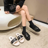 Women Autumn Winter Fashion Lamb Ladies Fluffy Fur Warm Home Slides Female Indoor Flat Soft Floor Shoes 