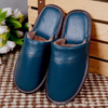 Winter Indoor Women Slippers Home Non-Slip Couple Men's Warm Cotton Ladies Thick-Soled Leather Waterproof Shoes