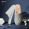 Fashion Winter Warm Leather Slippers Women Short Plush Slides Waterproof Slippers Men Winter Home Soft Comfortable Indoor 