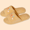Winter Women Plush Slippers Smile Face Fluffy Fur Slippers Keep Warm For Home Non-slip Women Cotton Shoes