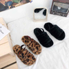 Autumn Winter Plush Women Sandals Soft Comfortable Casual All-matched Strap Home Slippers Outdoor Flat Non-slip 