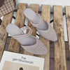 Wholesale Spring Summer Slippers Wedge Heel Half Sandals Women's Two-Wear 