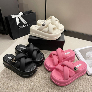 Summer new style women's slippers outdoor cross thick-soled beach sandals casual platform women's shoes