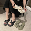 New Fashion Female Beach Summer Thick Platform Slippers Women Wedges Non-slip Soft Sandals Home Slides