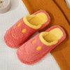Winter New Kawaii Cartoon Ladies House Fur Slippers Indoor Couples Bedroom Slides Cute Home Women Slippers
