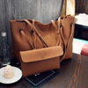 Wholesale 2 Set Women Handbags Large Capacity Bag Ladies Simple Leather Tote Shoulder Bags