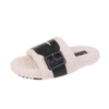 Women Autumn Winter Fashion Lamb Ladies Fluffy Fur Warm Home Slides Female Indoor Flat Soft Floor Shoes 