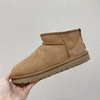 Women's New Brand Flat Heel Short Barrel Snow Boots Women's Autumn/Winter Thickened plush Warm Cotton Shoes Snow Boots
