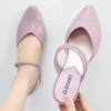 Pointed Toe Sandals Elegant Women Slippers Summer Fashion Outdoor Wedge Heels Sandals Women Waterproof Lady Fashion Shoes