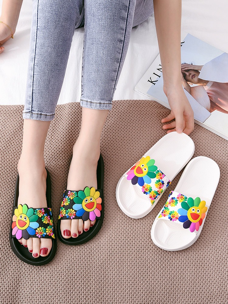 Beach Slippers Platform Sandals Kids Casual Flats Flip Flops Girl Outside Summer Home Bath Indoor Shoes