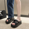 Summer new style women's slippers outdoor cross thick-soled beach sandals casual platform women's shoes
