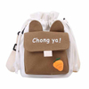 Cute Canvas Shoulder Women's Little Rabbit Korean Version Crossbody Bag Female Student Cotton Handbag
