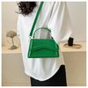 Hot Sale Flap Sling Shoulder Bags Women Leather Handbag Solid Color Crossbody Messenger Bag Purse Female 