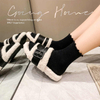 Women Autumn Winter Fashion Lamb Ladies Fluffy Fur Warm Home Slides Female Indoor Flat Soft Floor Shoes 