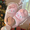 Fuzzy Cat Slippers for Women Indoor Outdoor Funny Animal House Shoes Soft Memory Foam Comfy Plush Slippers