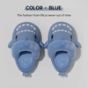 Winter Plush Shark Slippers For Women Man Couple Slides Soft Cartoon Indoor 4cm Thick Sole 
