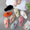 Furry Women Winter Female Warm Slippers Candy Color Indoor Outdoor Home Slippers Wear Thick Leisure Fashion Cross Cotton 