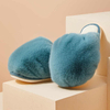 Autumn winter simple fashion plush slippers home wear warm big head women's cotton slippers