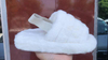 Autumn Winter Plush Women Sandals Soft Comfortable Casual All-matched Strap Home Slippers Outdoor Flat Non-slip 