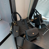 Handbag Felt Crocodile Pattern Tote Crossbody Shoulder Bags Women's Bag Circular 2 Piece Set 