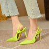 Women Sandals Sexy Open Toe Ankle Strap High Heels Ladies Shoes Mid Thin Heel Summer Party Wedding Shoes