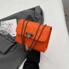 Fashion Summer Chain Crossbody Bags Plaid Designer Women Shoulder Bag Pu Leather Square Handbags For Ladies