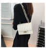 New Fashion Female Shoulder Bag Embroidered Solid Color Chain Women's Crossbody Casual Trendy Bag