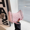 Fashion Shoulder Bags Women's Subaxillary Bag Design Advanced Texture Armpit Handbags Purses Crescent Saddle Bag