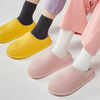 EVA hot autumn winter non-slip lovers home thick bottom indoor plush waterproof cotton slippers female warm garden clog