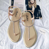 Summer Rhinestone Flat Sandals Casual Shoes Sexy Flip-Flop Ladies Shoes for Women