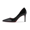 Women dress Pumps Sexy Black Woman High Heeled Shoes Elegant Party Leather Pointed Toe Luxury 