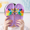 Novelty Women Men Slide Flat Sandals Platform Slippers Summer Beach Travel Fashion sunshine 