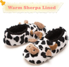 Cute Animal House Slippers Warm Fuzzy Slipper Socks with Grippers Non Slip Cozy Funny Gifts