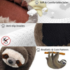 Little animals cute soft thick cotton winter bathroom warm Sloth Slippers Funny Plush Shoes for Men, Women & Kids