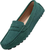 Soft Leather Driving Moccasins for Women - Casual Penny Loafer Comfort