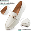 Penny Loafers for Women Comfortable - Dress Casual Slip On Flat Shoes for Walking Business Work Driving Office