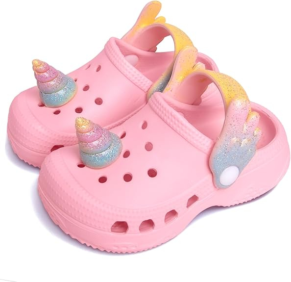 Toddler Little Kids Clogs Slippers Sandals, Non-Slip Girls Boys Clogs Slide Lightweight Garden Shoes Beach Pool Shower Slippers