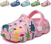 Kids Clogs Boys Girls Toddler Dinosaur Slip on Slide Garden Shoes Cartoon Beach Pool Kids Clog Sandals Slippers Water Clogs