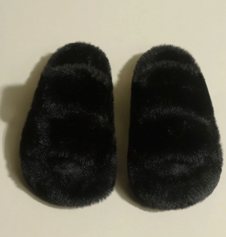 Winter Fashion Soft Warm Comfort Flat Fur Slipper Brand Designer Slip On Loafers Mules Casual Indoor