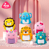 Kids 3D Lion Tiger Elephant Cartoon School Bags Custom Children's Bookbags Girl Backpack