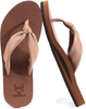 Womens Flip Flops With Arch Support Comfortable Yoga Mat Cushion Thong Leather Sandals for Ladies Fashion Slip On Summer Beach Walking Slides