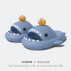 Luminous Christmas Shark Slippers Slides Items Men Women Pumpkin Halloween Sandals Female 
