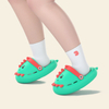 Child Kawaii Blue Cartoon Clogs Summer Kids Lovely Dinosaur Outdoor Garden Shoes Cute Boys 